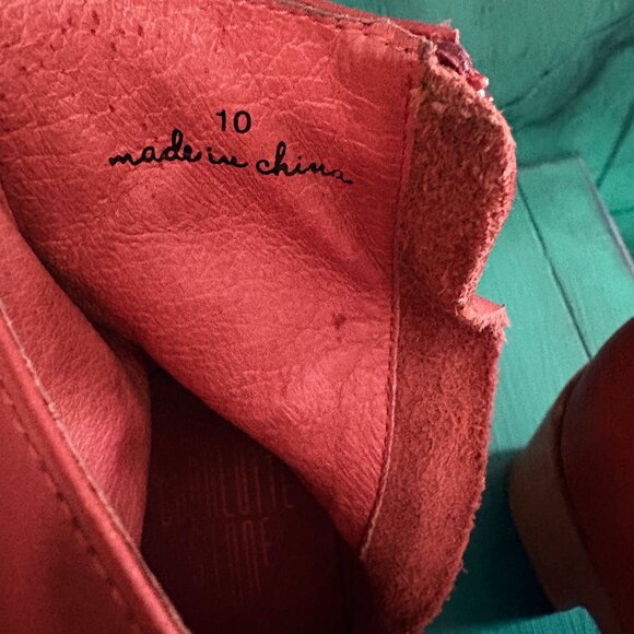 Charlotte Stone Paz in Sienna Clog Boot Size 10 - Picture 5 of 6